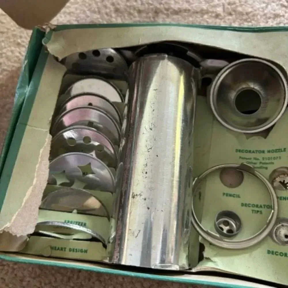 Krag Steel Products Combination Cake Decorator And Cookie Maker